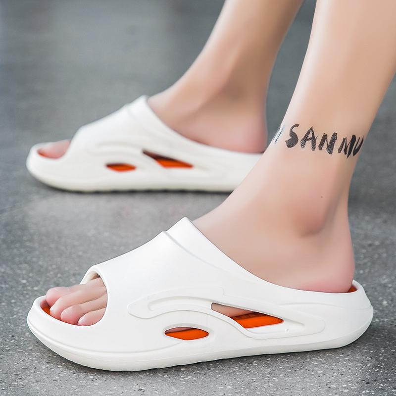 Летняя мужская модная трендовая пляжная обувь на открытом воздухе, сандалии, тапочки, повседневные сандалии, тапочки