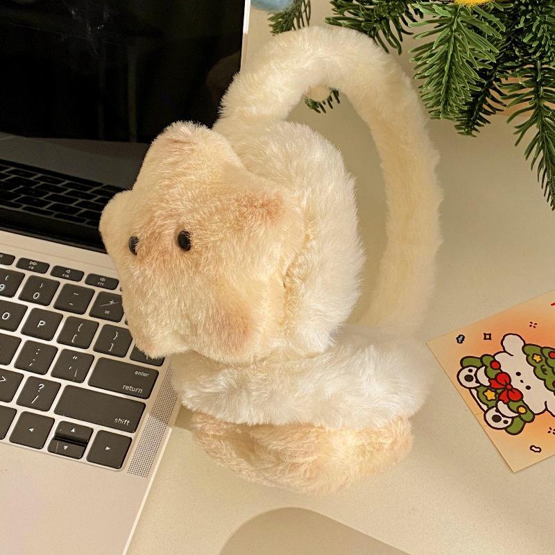 Cartoon Cat Ear Earmuffs For Ladies And Girls In Winter, Warm And Cute, Casual Plush Earmuffs, Comfortable And Soft Earmuffs, Si