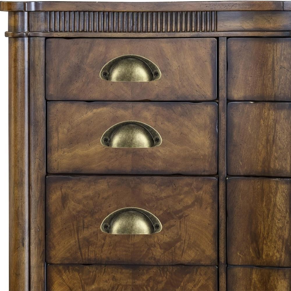 24 шт. антикварных латунных ручек для ящиков, антикварных латунных ручек для шкафов, винтажных ручек для чашек, для шкафов, гардеробов, мебельных ручек для комода, с винтами