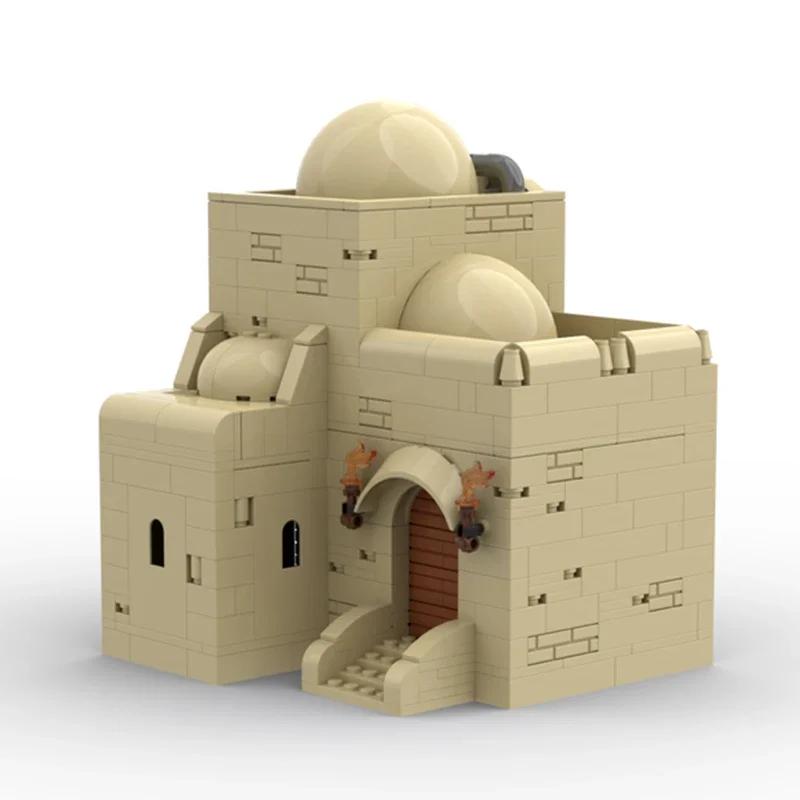 Popular Star Movie Model Moc Building Bricks Modular Space Desert House Technology Blocks Gifts Christmas Toys DIY Sets Assembly