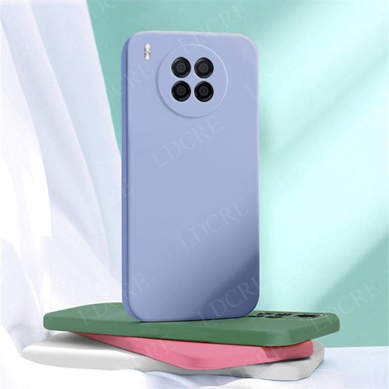 Чехол для Honor 50 Lite Силиконовый Мягкий ТПУ Однотонный Funda Резиновый Защитный Чехол для Honor 50 Lite Чехол для Honor 50 Lite Pro