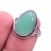 Natural Chrysoprase Gemstone Handmade 925 Solid Sterling Silver Ring Size 7 F7J24
