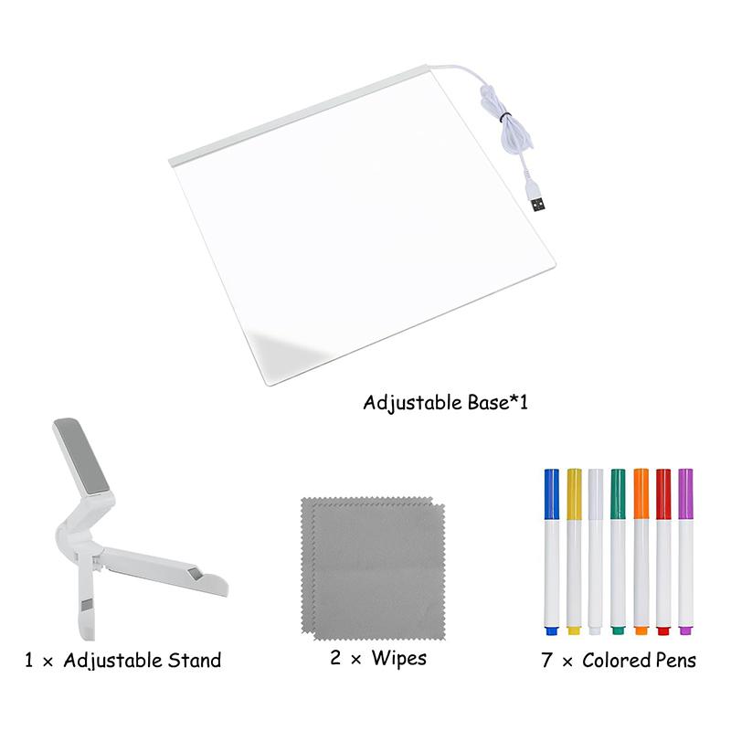 Креативная светодиодная лампа, доска для заметок, стираемая USB-доска для рисования, ночник для спальни, подарок на день рождения для детей, ночник