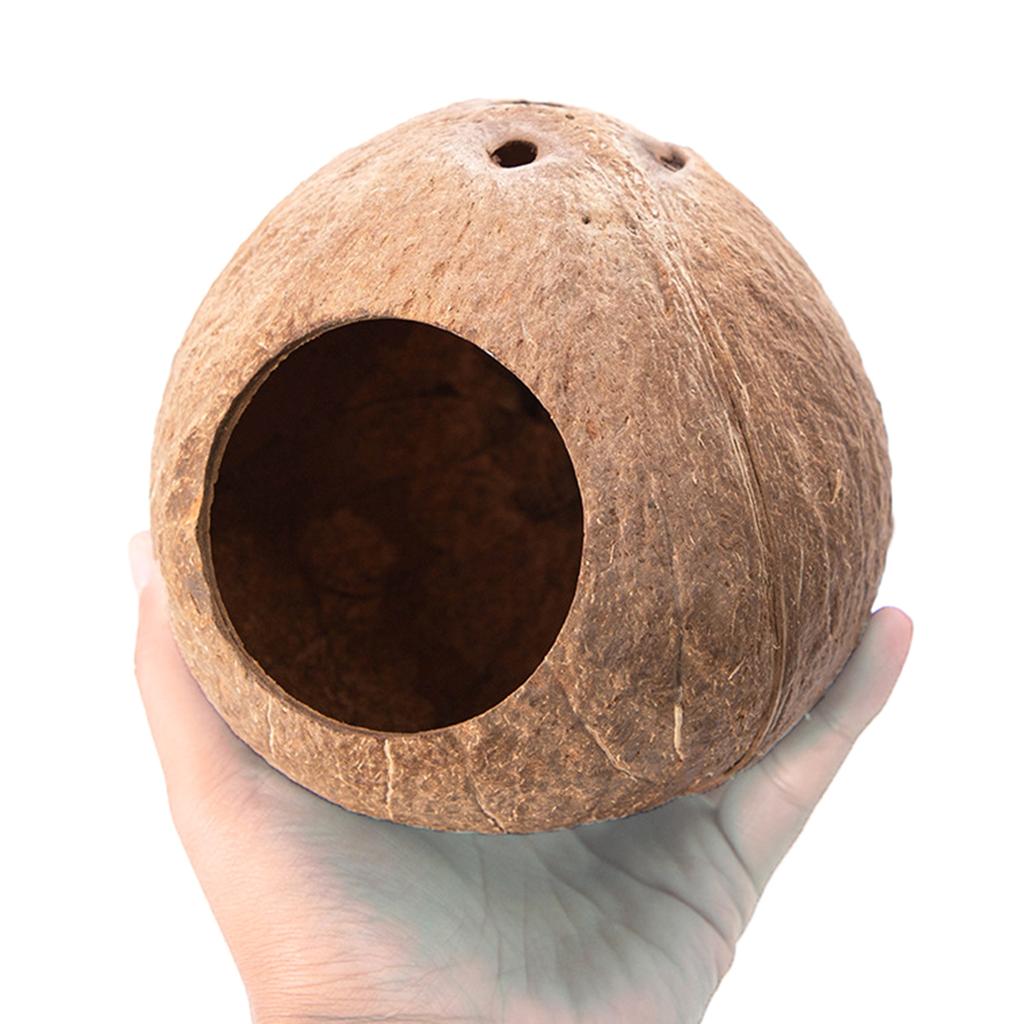 Домик для хомяка Лестница для восхождения Кокосовые убежища Гнездо Место обитания Декорации для Мини Песчанок Золотые Медведи Морские Свинки Маленький питомец