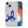 Чехол для телефона iPhone 17 Air Cases iPhone 16 15 12 13 14 Pro Max SE 7 8 Plus iPhone11 Прозрачный Мягкий Чехол Флаг ЕС