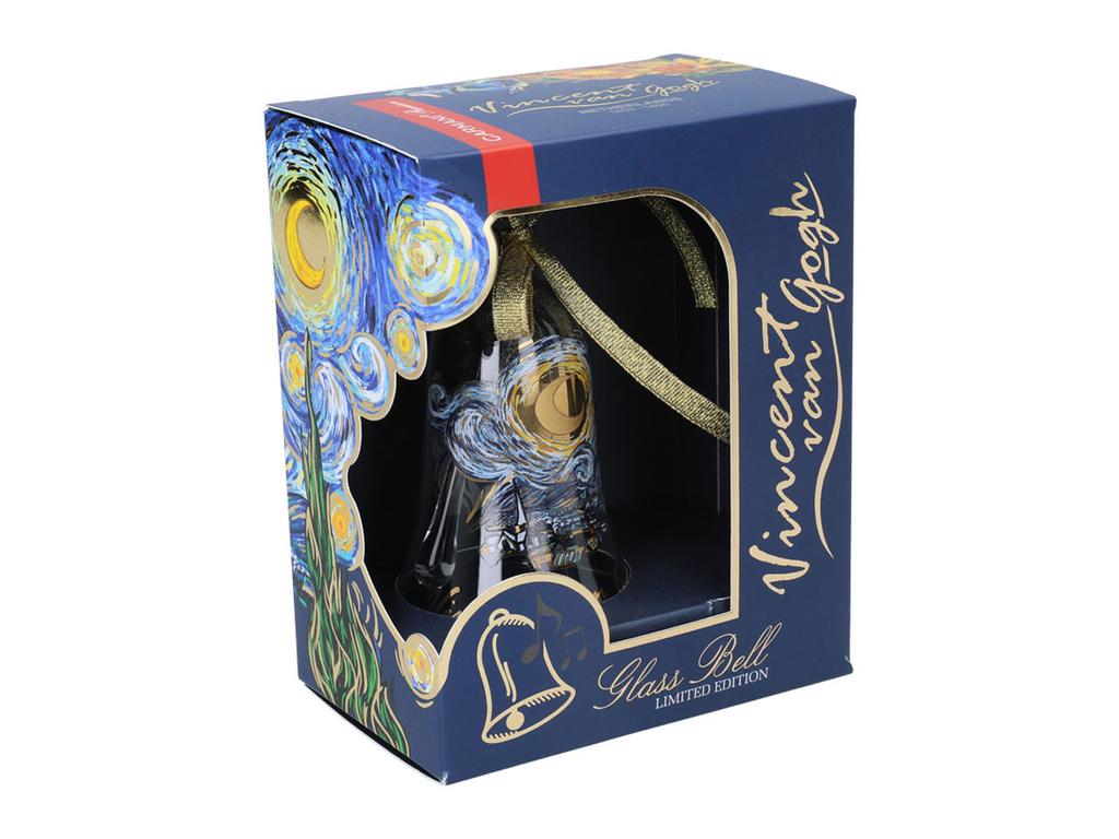 Dzwonek Porcelanowy Ozdobny Van Gogh Gwiaździsta Noc Prezent 2