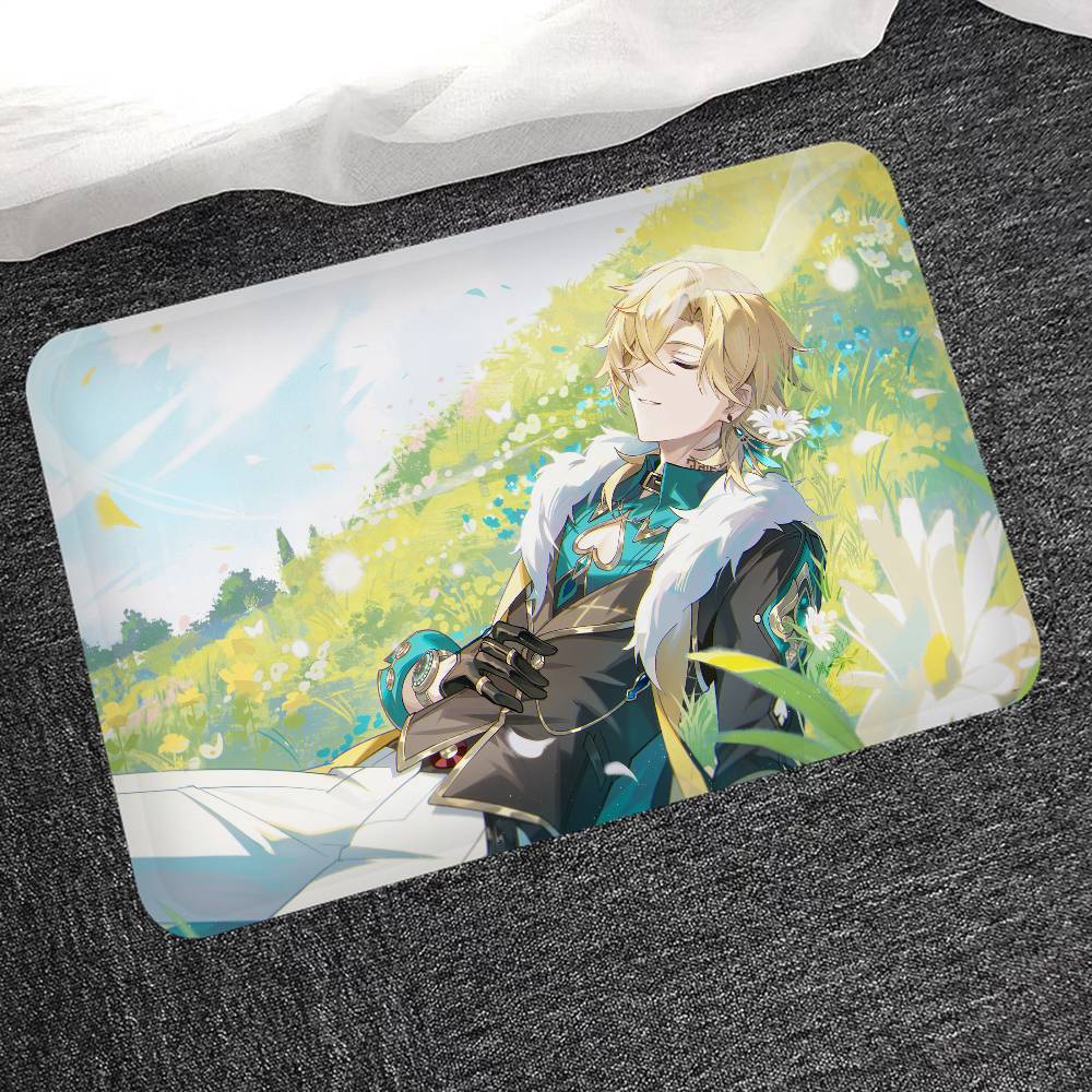 Игровой персонаж Авентурин Входной коврик в скандинавском стиле Домашний придверный коврик Коврики для ванной-туалета Коврик для декора спальни/отеля