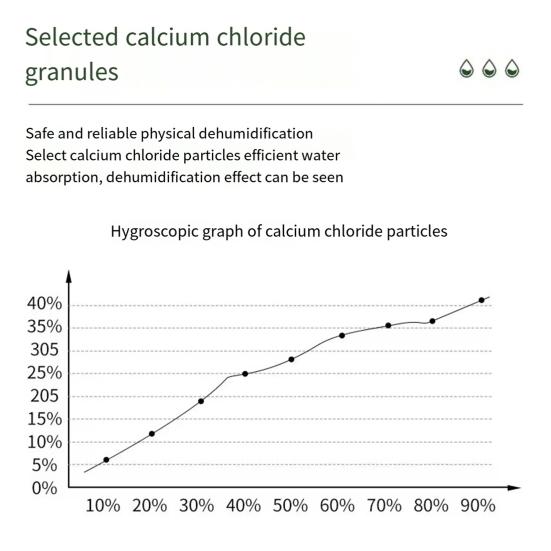 10 шт., подвесной мешок для осушения влаги, осушитель хлорида кальция, мешок для удаления влаги для шкафа, гардероба, домашнего офиса