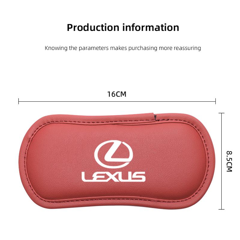 Leather Car Knee Pad Leg Rest Support Cushion Accessories For Lexus F SPORT RX300 IS200 IS250 ES350 Ct200h UX250h NX300h RX350VA6
