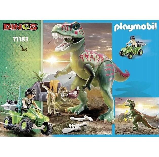 Конструктор пластиковый Playmobil 71183 Dinos атака T-Рекса