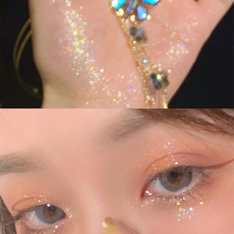 1 шт. тени для век, мерцающие и блестящие водостойкие блестки, жидкий блестящий хайлайтер, подводка для глаз, ручка для вечерние макияжа, космети...