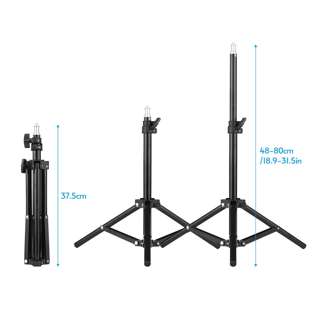 Компактный комплект освещения для фотосъемки Комплект освещения для софтбокса с двухцветным светодиодом температуры 45 Вт, 3200–5600 К