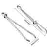 2 шт. Зажимы для одежды из нержавеющей стали Инструменты для шитья DIY Эластичная лента Лента Пробойник Продевалка для вышивки крестом Носимая веревка Эластичный зажим