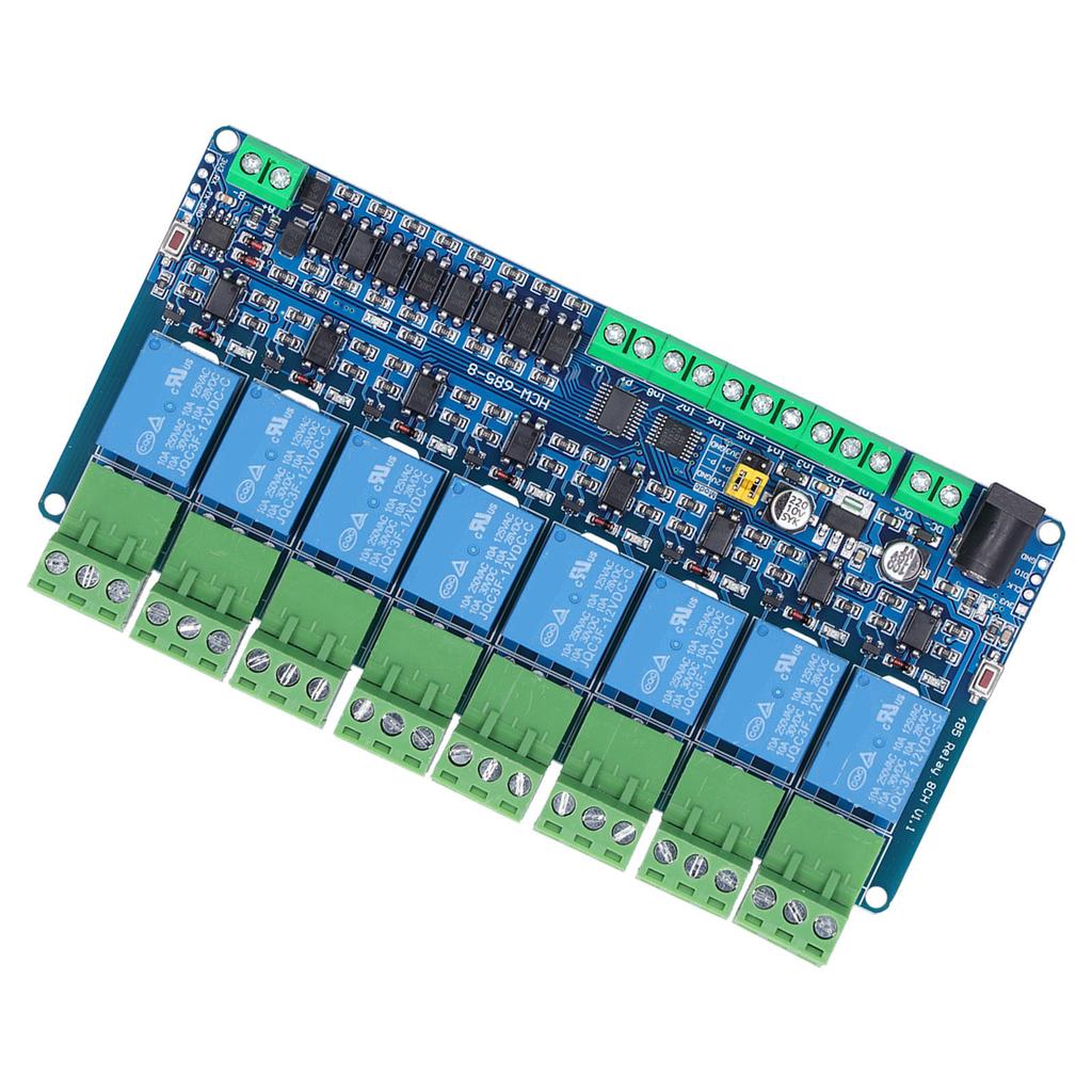 Relay Output Board Module Plastic 8 Channel Portable Low Power Consumption Electronic Component