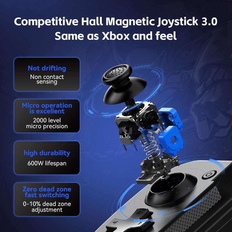 The New D3S Stretchable Game Controller Comes With a Hall Joystick Shortcut Buttons and Supports PC Android iOS Switch 1