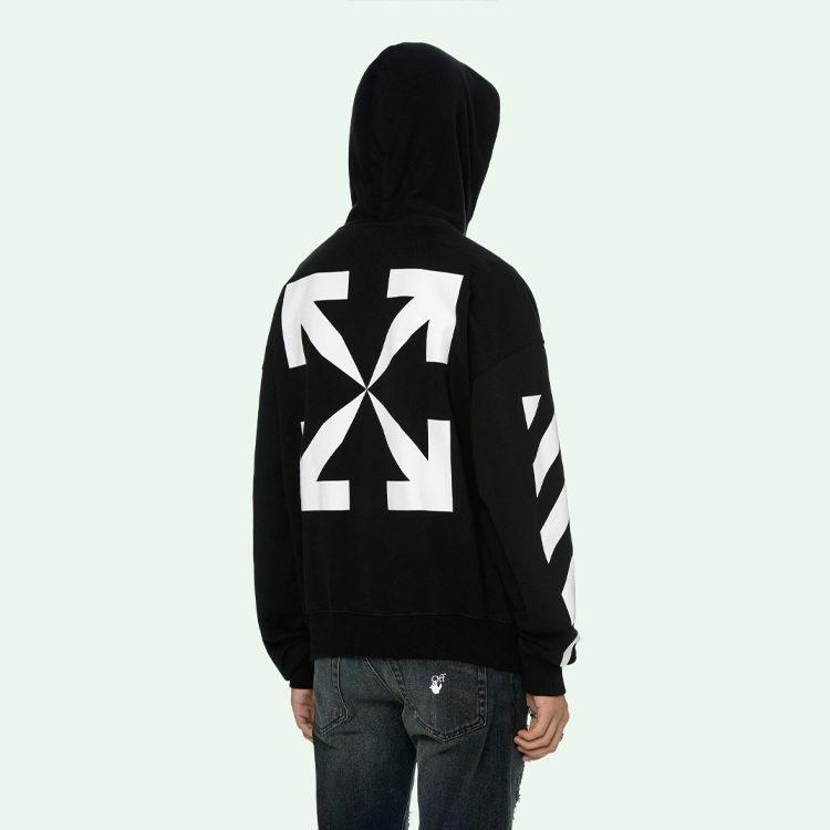 OFF WHITE Толстовка с фотографией Моны Лизы OMBB037R21FLE0011001