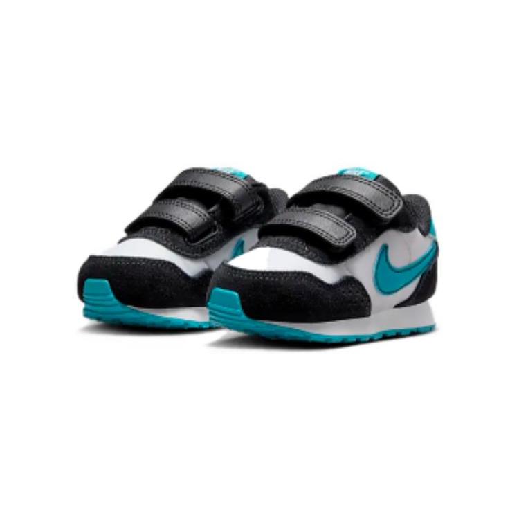 Nike MD Valiant Slip Resistant Abrasion Resistant Low top Toddler Shoes Black Blue Infant And Toddler CN8560-112