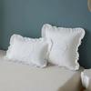 Washed Material Pillow Cover French Lace Bedroom Pillow Shell Comfortable Cushion Cover