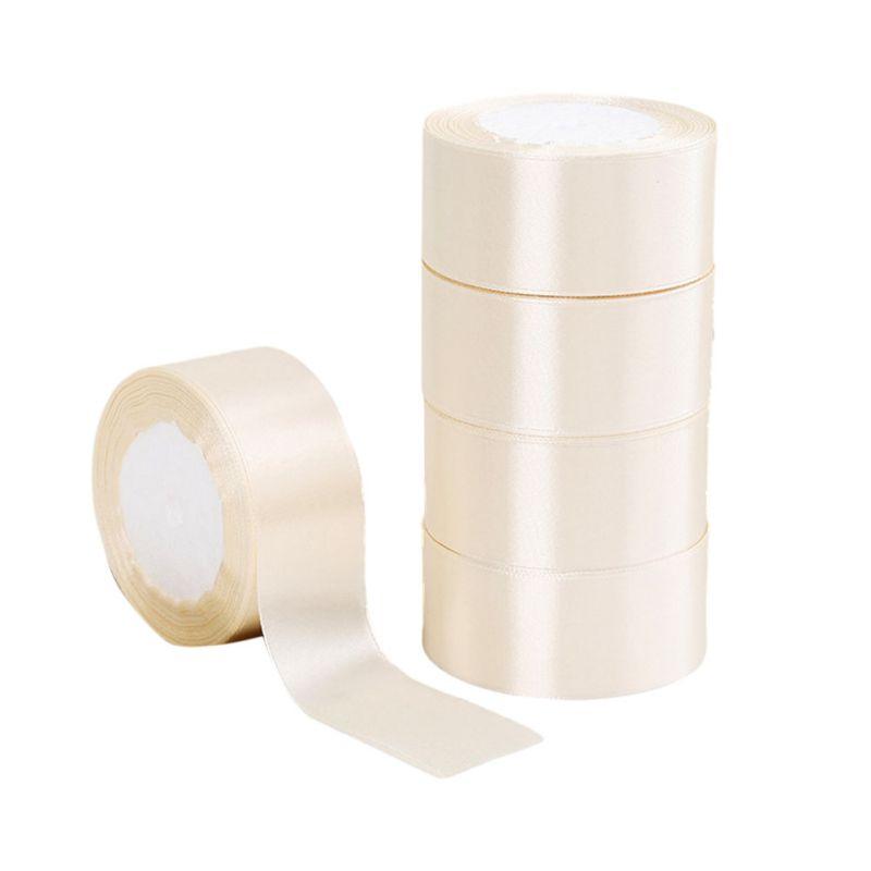 22 метра/рулон 4 см атласная лента для поделок бант подарочная упаковка банты изготовление цветочных букетов своими руками венки вечеринка свадебный декор