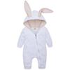 Toddler Infant Baby Boy Girl Rabbit Ear Hooded Jumpsuit Romper Outfits Clothes