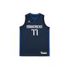 Letter Logo Print V-Neck Sleeveless Kids Basketball Jersey Dallas Mavericks Doncic 77 Kids Jersey Navy-Blue 3Y2B7BXAP-MAVDL
