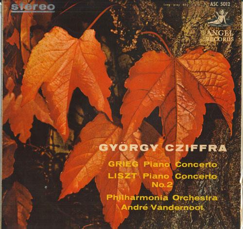 LP Record ANDRE VANDERNOOT - Grieg: Op. 16 Piano Concerto In A M ASC5012 ANGEL Japan Classical Used