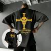 Футболка с черепом из аниме One Piece Мужская Женская с коротким рукавом Уличная Повседневные Топы Футболка с принтом 2026 Лето Y2k Оверсайз Винтаж