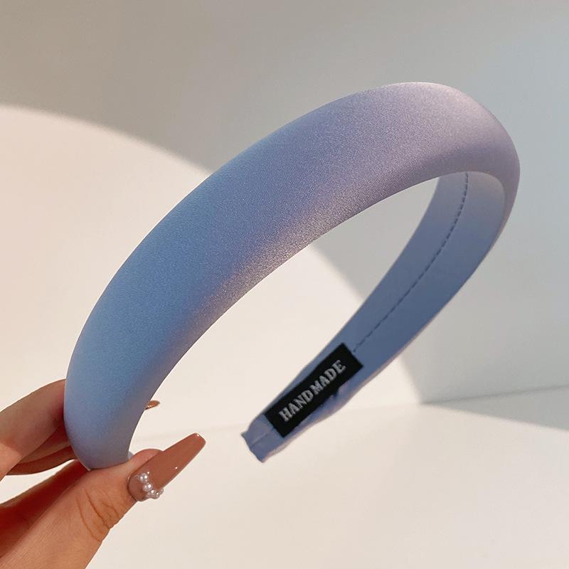 Женская высококачественная повязка на голову из губки 2023 года: Высокий головной убор с широкими краями, простая шпилька