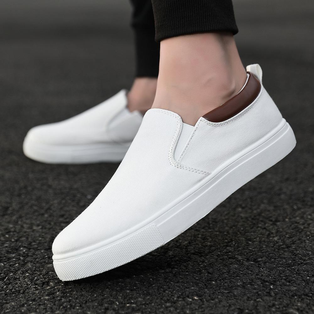 Fashion Men's Sneakers Male Canvas Casual Shoes 2024Boys Light Comfortable Slip-on Vulcanized Flats Casual Slip-on Shoes Zapatos Hombres