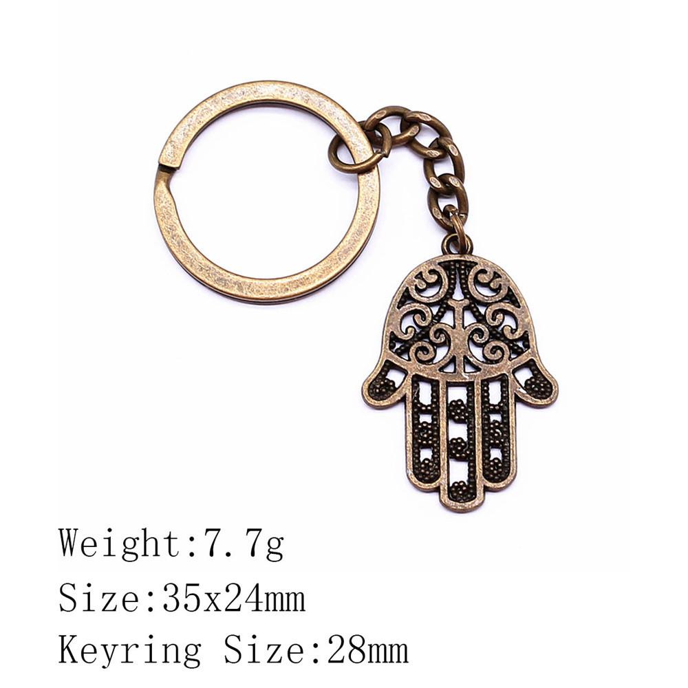 Брелок для ключей в виде сумки «Обратно в школу» с изображением руки Хамсы и глаза Гора, украшения для дома, крутой брелок