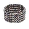 Bracelet - PEARLS &amp; COLORS - Pearls &amp; Colors - Perle d'eau douce 3-4 mm - Bleu - Argent 925