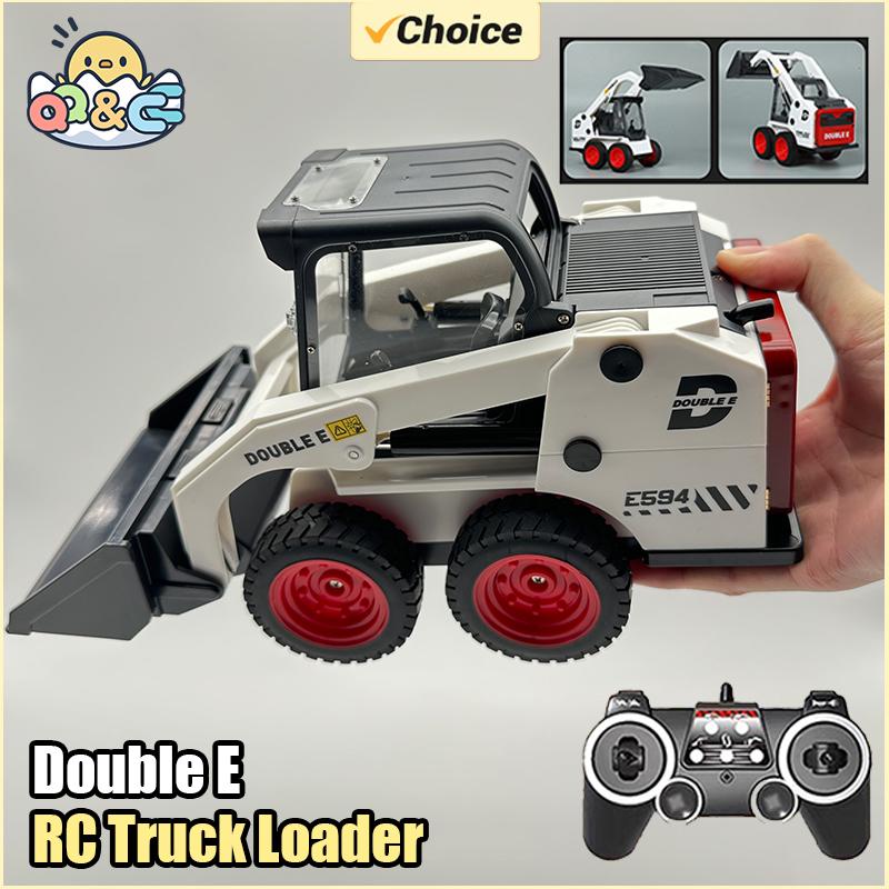 Non-Toxic Double E Rc Truck Loader 1/14 E594 Rc Excavator Remote Control Car Engineering Vehicles Trucks Toys For Children Gift