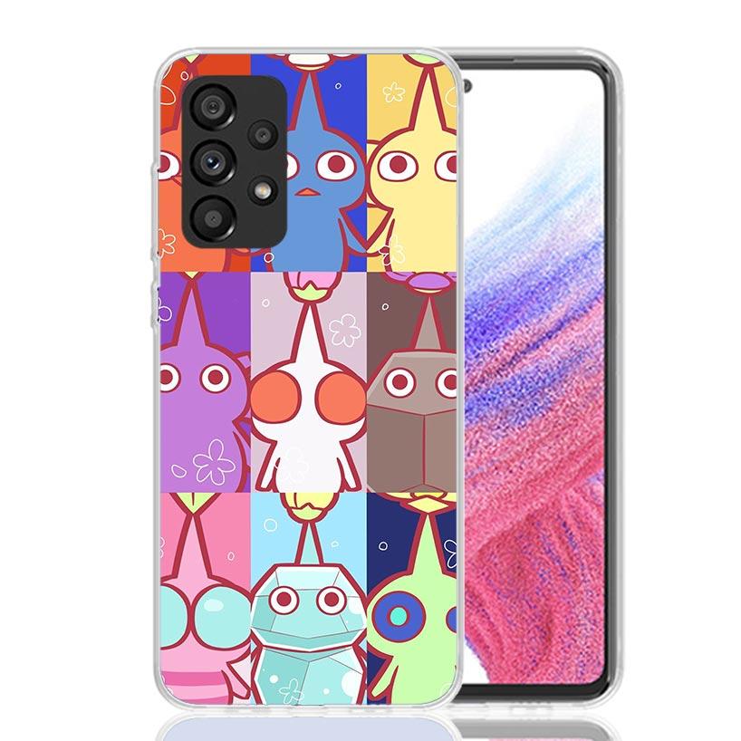 Game P-PikminS 4 Phone Case For Samsung Galaxy A52 A32 A22 A12 A02S A50S A30S A51 A31 AA71 Note 20 Ultra 10 S10 Plus Galaxy A52