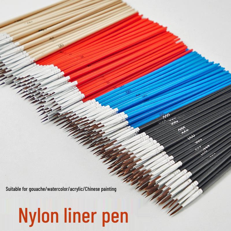 Набор цифровых кистей для масляной живописи и раскрашивания для акрила, гуаши и использования в детском саду