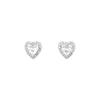 JYDDM Signity Heart Cubic Earrings