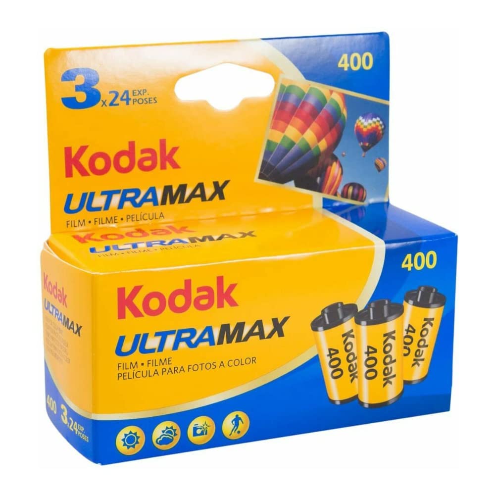 Kodak Цветная негативная пленка ULTRAMAX 400 35 мм 24 кадра набор из 3 шт. 6034052
