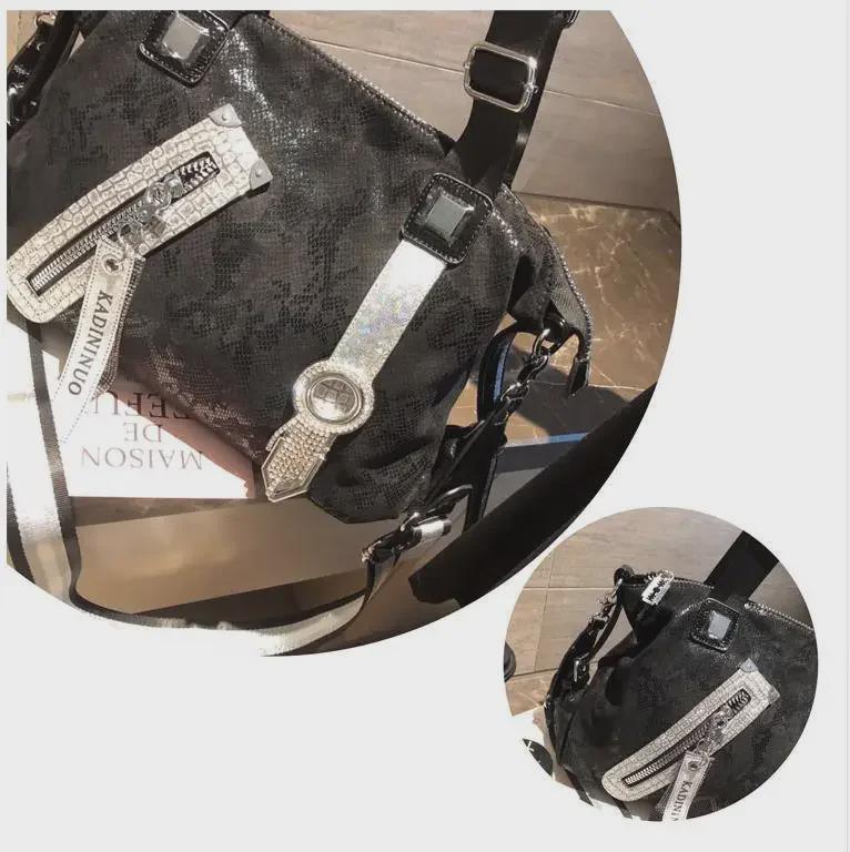 Модная женская сумка Diamond в западном стиле 2023 года — универсальная сумка-тоут, сумка через плечо и сумка-мессенджер