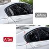 Для седана BMW 3 серии F30 318i 320i 325i 2013-2019 Задняя решетка окна Боковая накладка-жалюзи Наклейка Вентиляционное отверстие Совок АБС Карбон
