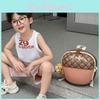 Acorn Cartoon Cute Shaped Children Backpack For Education Use With Doll Pendant