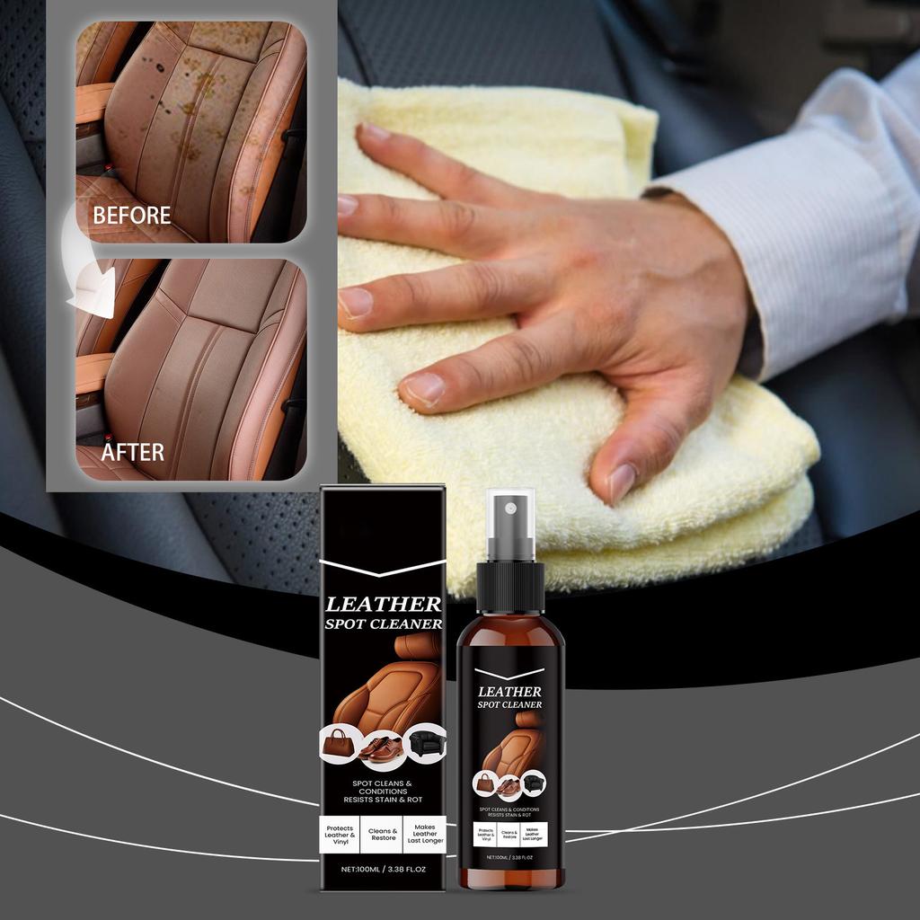 Многофункциональное нейтральное чистящее средство для кожи, удаление пятен, питание, для дивана, автомобиля, кожаных изделий, универсальный уход 100 мл