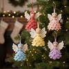 Cute Angel Doll Craft Kit Handmade Knitted Angel Pendant  Beginner Friendly