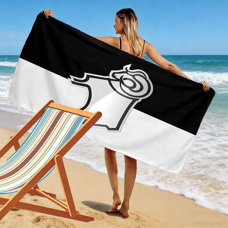 Derby County logo Beach Towel, Large Soft Quick Dry Towel for Beach Camping Swimming