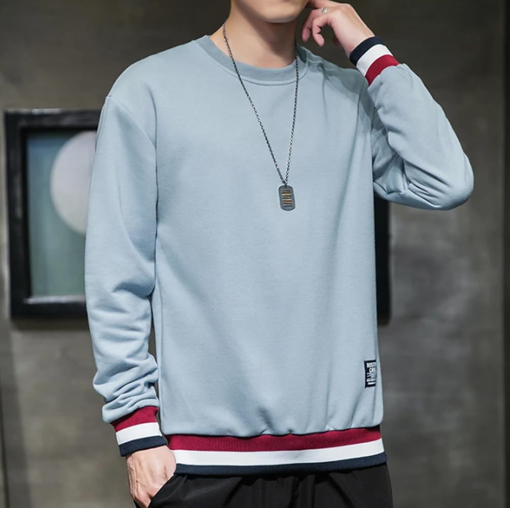 Fall Hoodie Long Plus Loose Oversized Pullover [foveitaa] Men's T-Shirt, Sleeve, Size, Fit, Silhouette, Top, Casual, Stylish, Spring/Autumn, Simple,