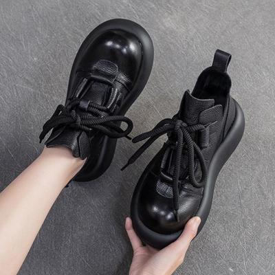 Женские ботильоны на плоской платформе, на шнуровке, дизайнерские, для платья, спортивные, женские короткие ботинки, 2025, новые, зимние, Botas De Mujer