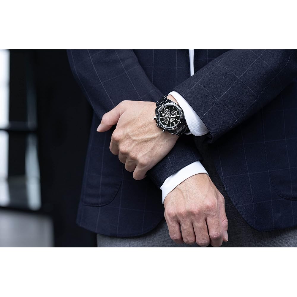 [Seiko Watch] Seiko Selection Solar Chronograph The Standard Men's SBPY169 All Black