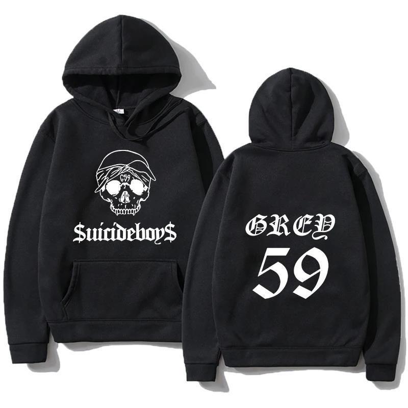 Принтованная футболка Suicideboys G59 Tour Толстовка Осенний свитшот Мужская Женская Модный Дизайн Бренда Пуловер Мужские Флисовые Толстовки