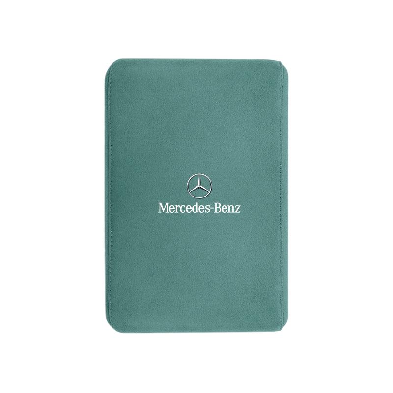 CRZ1 Car Armrest Box Heighten Mat Suede Hand Pad For Mercedes Benz GLC W211 W205 W204 W163 W212 W177 W206 W220 W222 W210 C Class W213