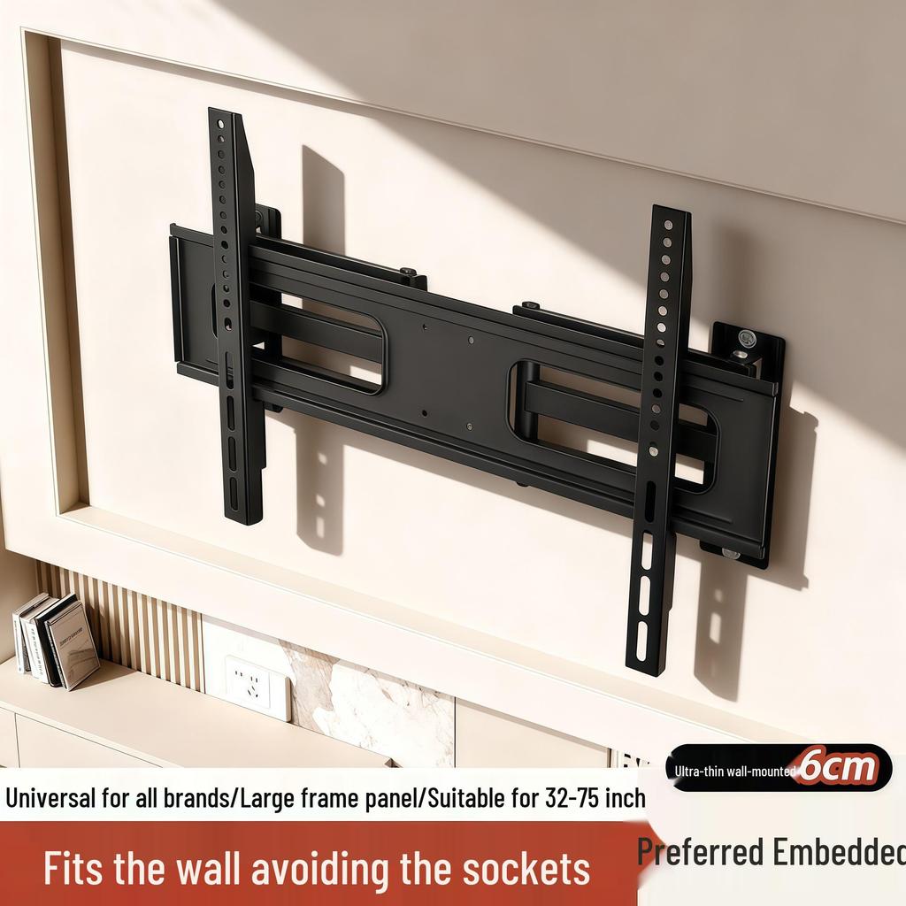 Ultra-Thin Retractable Wall Mount for TV & LCD Monitors