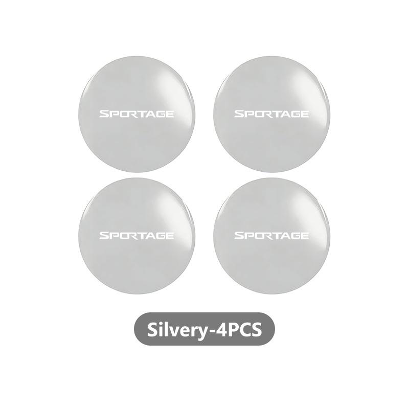 AANE1 4pcs 56mm Car Aluminum Logo Wheel Center Hub Cap Badge Sticker For KIA K2 K3 K5 Rio Soul Sportage Soul Ceed Forte Niro Cadenza