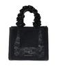 Maison de Fleur Women's Mesh Lace 2-Way Tote Bag, Black